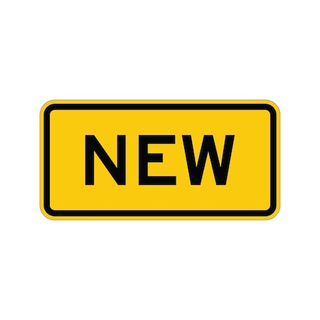 Sign Solutions Usa 12 in Height, 24 in Width, Aluminum, Horizontal Rectangle DUS08HOR2412W16-15P